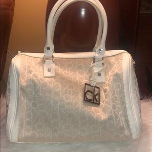 White Calvin Klein Purse